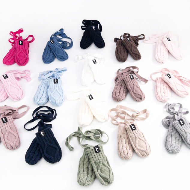 В'язані дитячі рукавички "Сімо" 0-12 міс