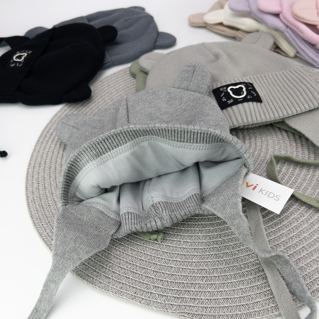 Шапка на зав'язках "Фліпер" unisex 46-48рр